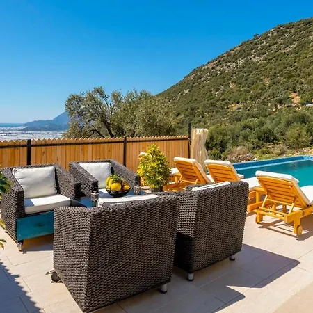 빌라 Oguz- 2 Bedroom Honeymoon Villa With Jacuzzi In Kalkan